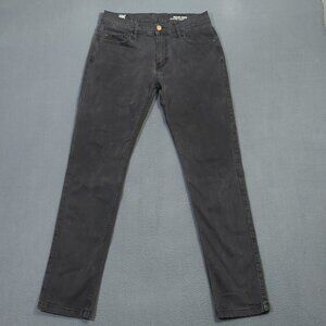 Mugsy Jeans Men's 32x34 Fits 30x32 Black Squid Inks Classic Stretch Denim